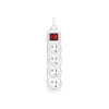 TRACER PowerWatch 3 m (4 lizdai) balta su jungikliu