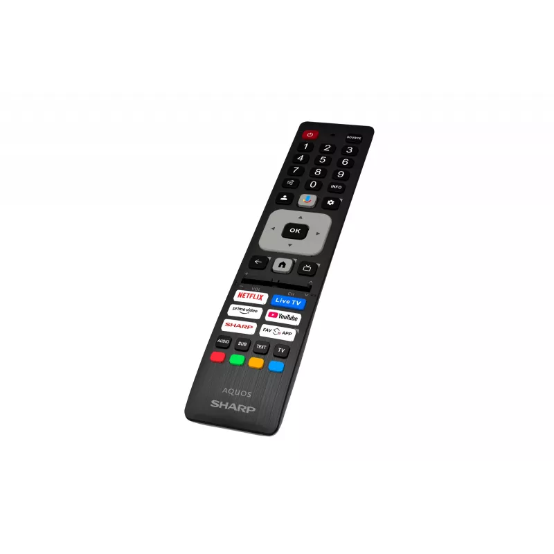 Sharp 4K QLED MiniLED TV 50JP7265E 50 colių Smart TV Google TV UHD Sidabrinis