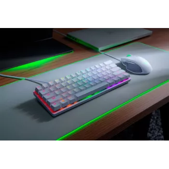 RAZER Huntsman Mini Mercury Edition klaviatūra su Purple Switch (JAV išdėstymas)