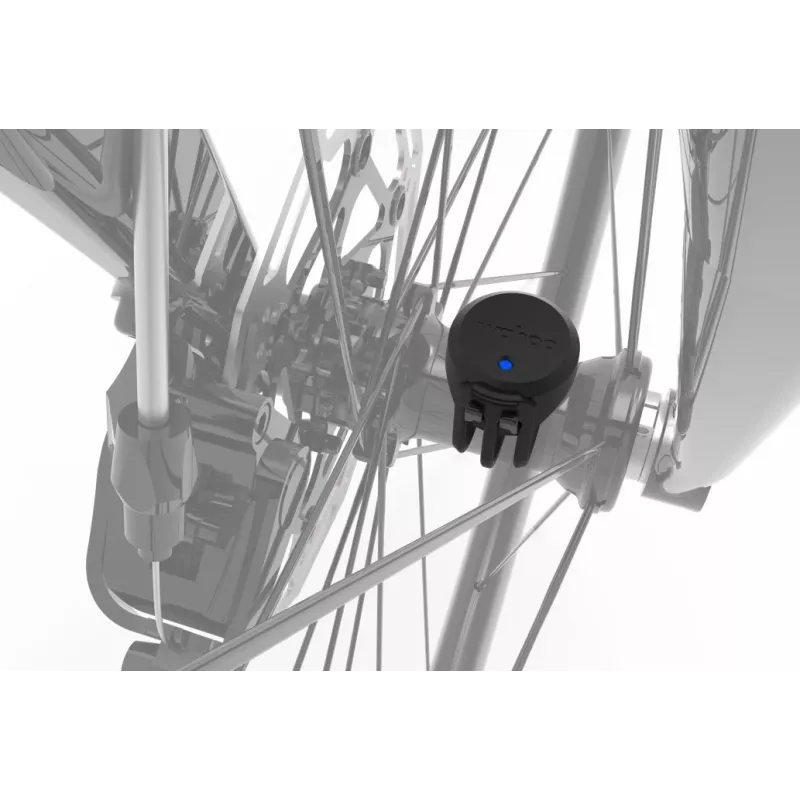 Jutiklis greičiui / kadansui Wahoo TRACKR — belaidis, atsparus vandeniui IPX7, CR2032 baterija, 35×32×18 mm, 13 g