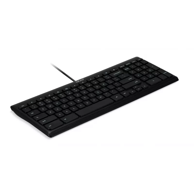 Laidinė USB klaviatūra Acer GP.KBD11.04F – pilno dydžio QWERTY US International, juoda, 1,45 m laidas