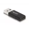 DeLOCK 60001 USB A į USB C adapteris, juodas