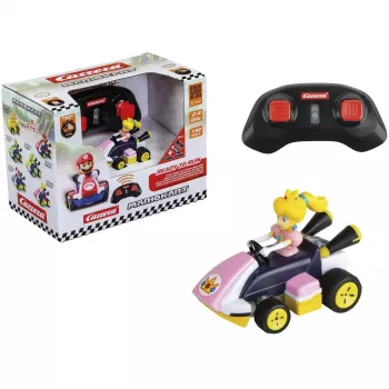 RC automobilis CARRERA Mario Kart Mini Peach 2,4 GHz – nuotoliniu būdu valdomas žaislinis automobilis