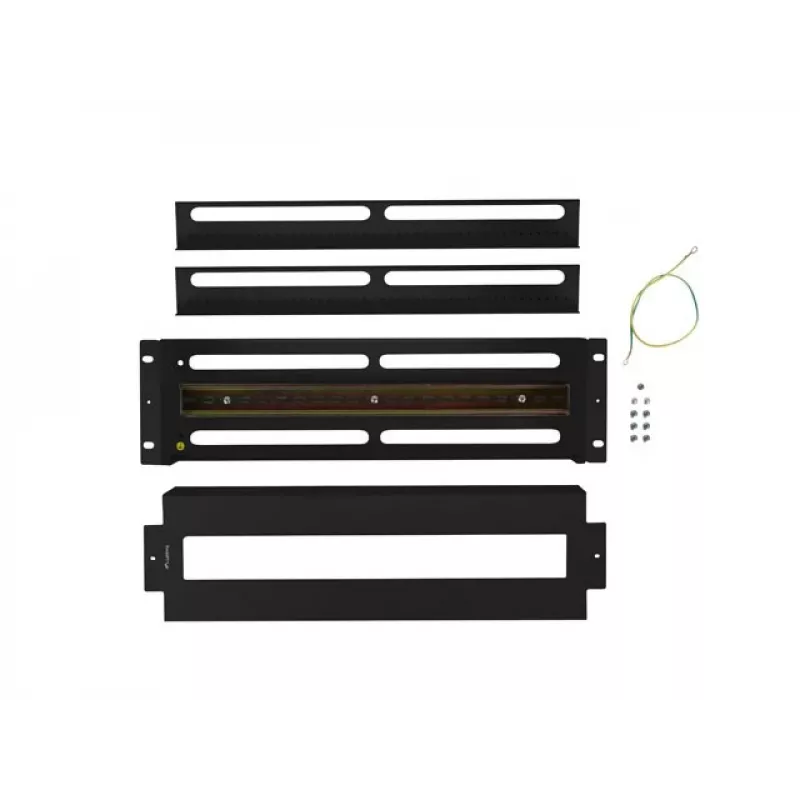 Įtampos paskirstymo skydas Lanberg AK-VDP103-B plieninis juodas 482,5 mm
