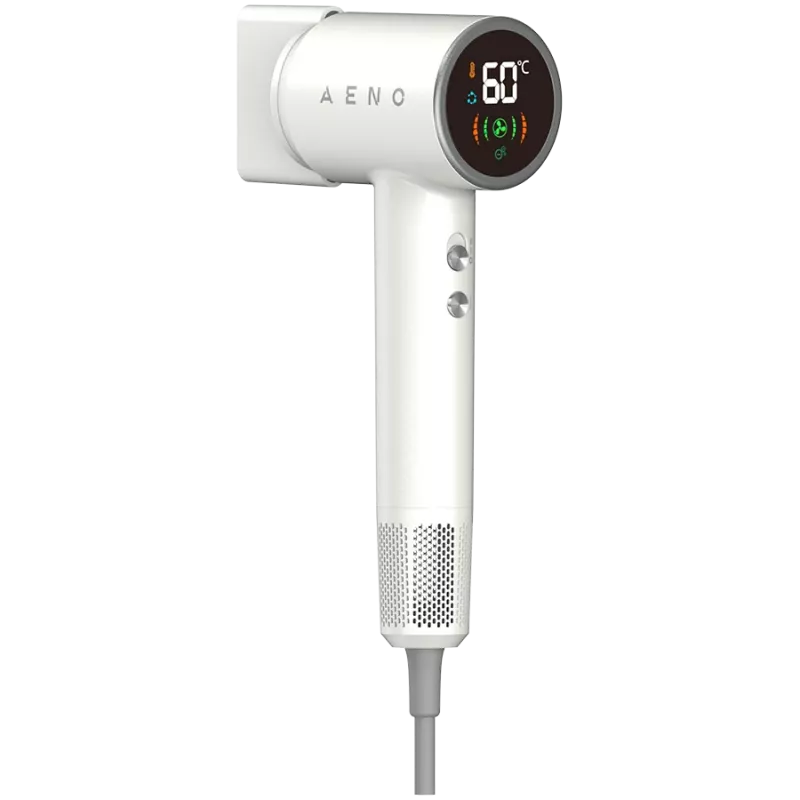 Greitas plaukų džiovintuvas, 220V-240V~50-60Hz, 1500W, jonizatorius, LCD, 6+ cirkuliacijos režimai, 110000 RPM, mažiau nei 75dB
