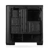 PC korpusas MODECOM Oberon Pro Midi Tower – juodas, ATX/microATX/ITX, 7 lizdai, iki 395 mm GPU, 5 HDD/3 SSD