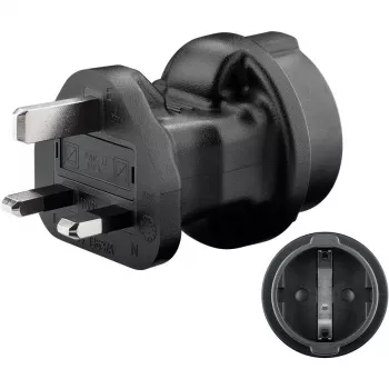 Maitinimo adapteris Goobay 95307 Juodas JK