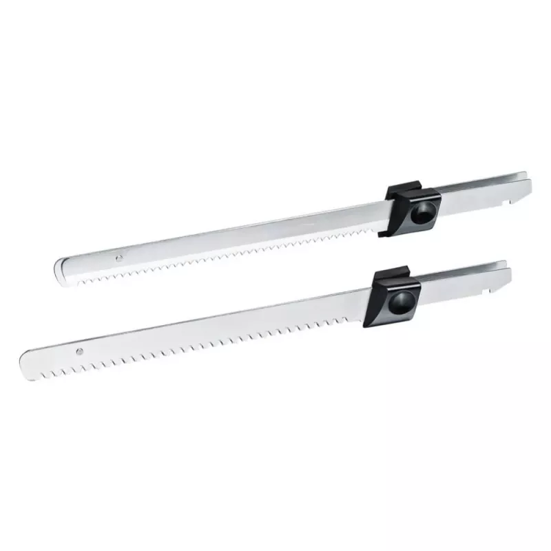 Elektrinis peilis Rommelsbacher EM 150 120 W – nerūdijančio plieno ašmenys, naudojamo ašmens ilgis 15 cm, juodas