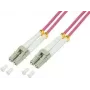 LogiLink FP4LC11 Šviesolaidinis kabelis 100 m OM4 Rožinis (FP4LC11)