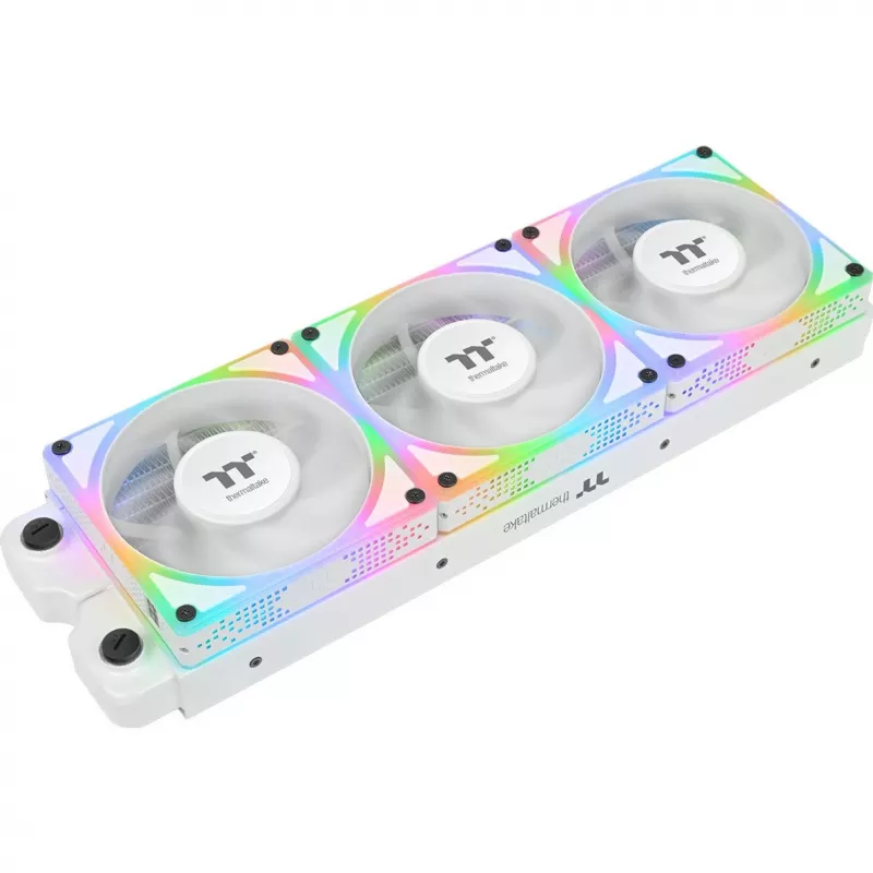 Ventiliatorių rinkinys THERMALTAKE TOUGHFAN EX 140 ARGB Sync White — 140 mm, 3 vnt.