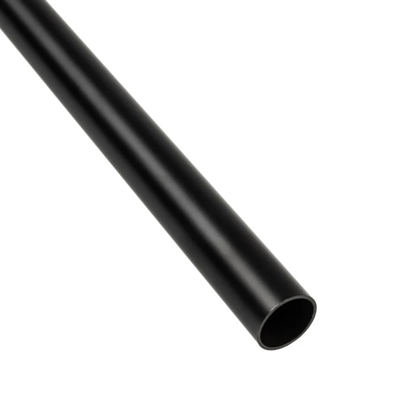 Kietas vamzdelis 14 mm išorinis skersmuo, 500 mm — Bitspower Brass, anglies juodas