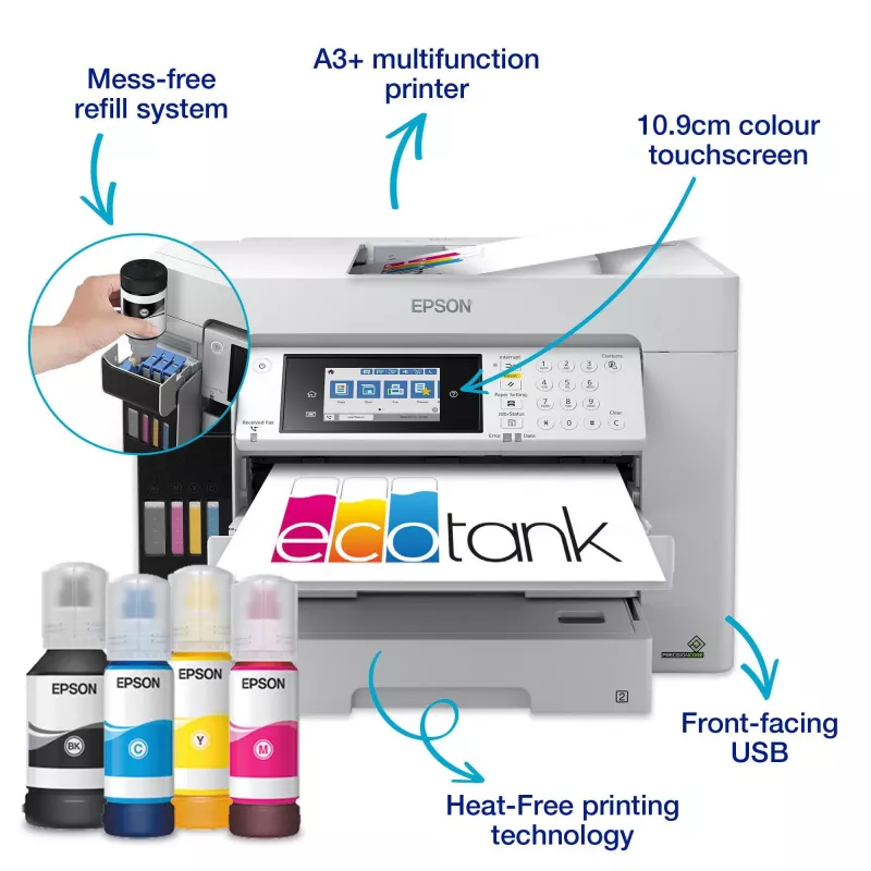 Epson EcoTank Pro ET-16685 daugiafunkcis rašalinis spausdintuvas A3 4800 x 1200 DPI 25 ppm Wi-Fi