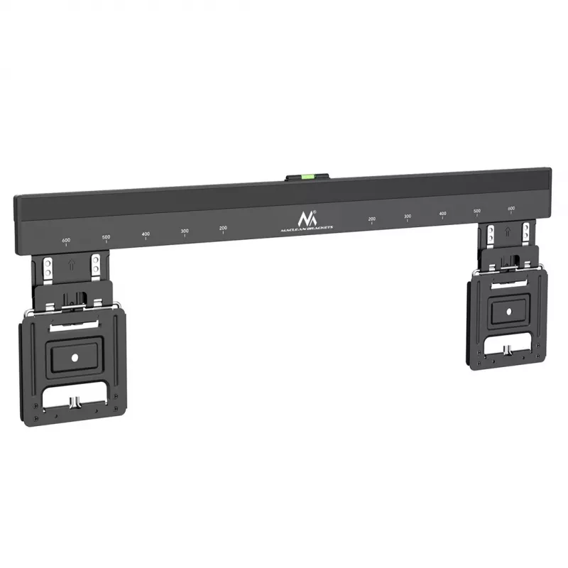 Maclean MC-481 itin plokščias TV laikiklis sienai, 37-80 col., iki 75 kg, VESA 600x400