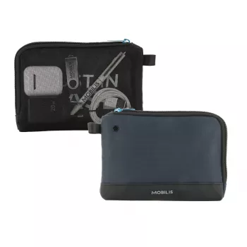 Mobilis 005038 rankinė/antpetinė rankinė juoda mėlyna unisex su užtrauktuku