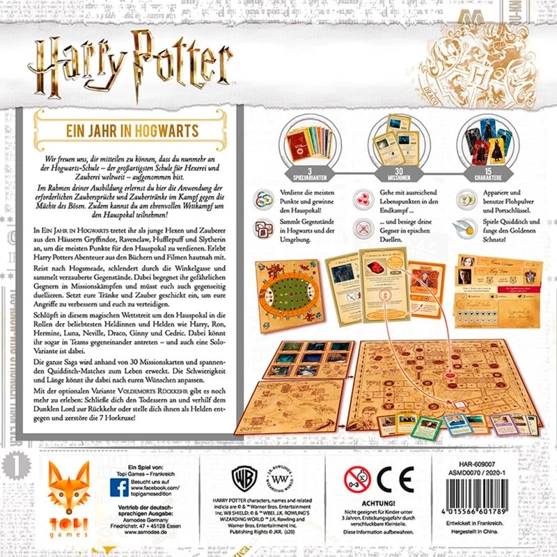 Harry Potter: Metai Hogvartse, stalo žaidimas