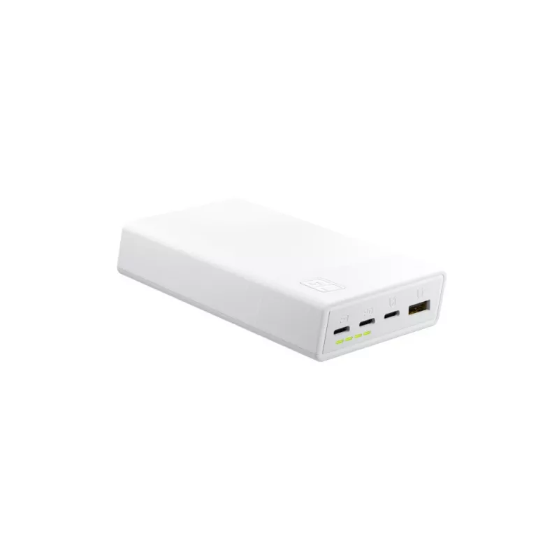 Green Cell PowerPlay20s Powerbank 20000mAh 22,5W Baltas 3x USB-C PD QC 3.0