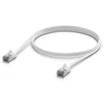 Tinklo kabelis Ubiquiti UACC-Cable-Patch-Outdoor-C6A-1M-W RJ-45 Cat6a 1m Baltas