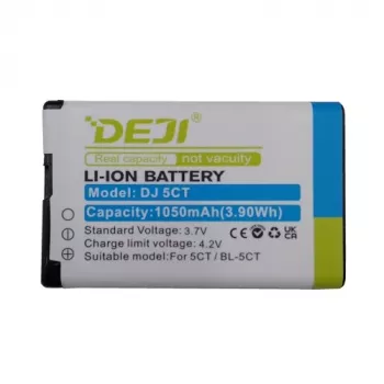Baterija Extra Digital BL-5CT, skirta Nokia C3 C5 C6 5310 3720, 3,7 V, 1020 mAh