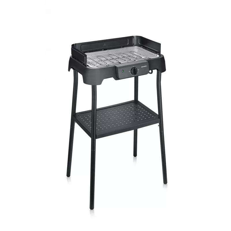 Stalinis elektrinis grilis SEVERIN PG 8594 — 2000 W, stačiakampės grotelės, juodas