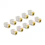 DeLOCK keystone modulis 88111 Flat RJ-45 geltonas 10 vnt.