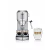 SEVERIN Newspresa KA 5997 pusiau automatinis espresso aparatas, 1 L, 1350 W, juoda/šlifuotas plienas/chromas