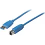 USB kabelis ShiverPeaks 5m USB 3.2 Gen 1 USB A į USB B mėlynas