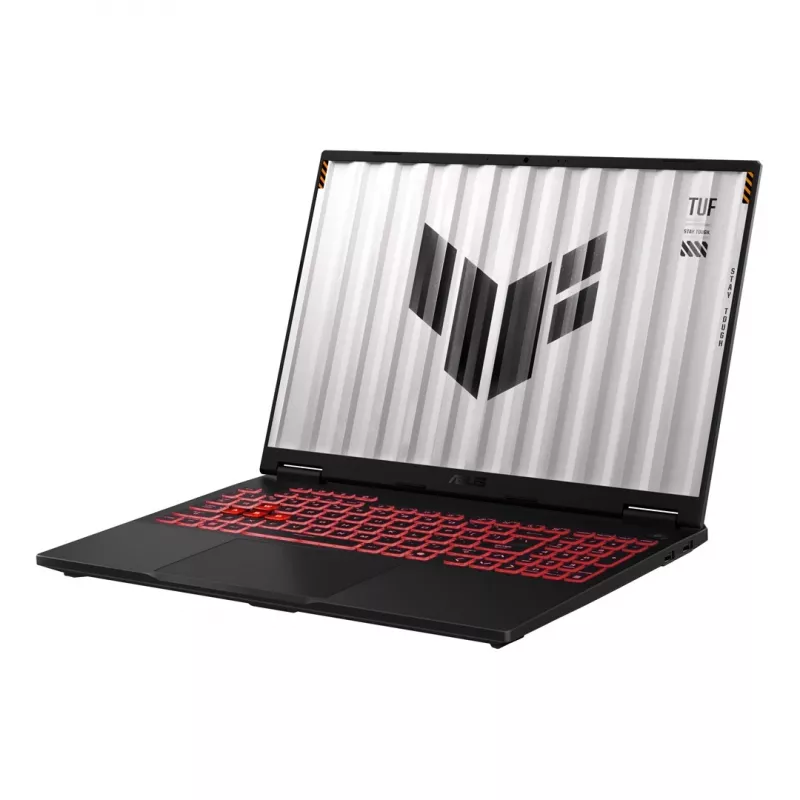 Nešiojamas kompiuteris ASUS TUF Gaming A16 FA608 16 colių — AMD Ryzen 7 260 (8 branduoliai / 16 gijų, iki 5,1 GHz), 16 GB DDR5, 512 GB PCIe 4.0 SSD, NVIDIA GeForce RTX 5070 8 GB