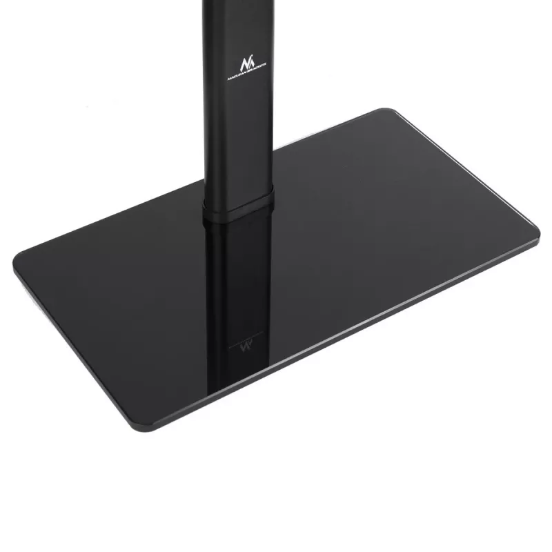 TV stovas MACLEAN MC-450 televizoriams nuo 32 iki 65 colių, maksimali apkrova 40 kg, VESA iki 400×400, montavimui ant stalo