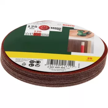 Šlifavimo lakštų rinkinys Bosch 2 607 019 494 – 25 vnt.