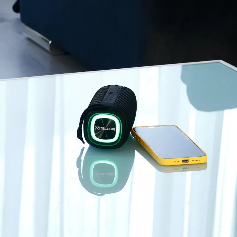 Nešiojamas garsiakalbis Tellur Eclipse Bluetooth 12W juodas