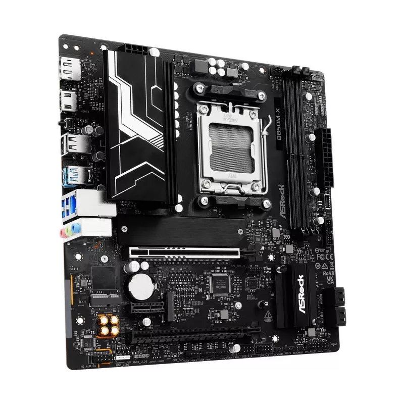 ASRock B850M-X R2.0 AM5 Micro-ATX pagrindinė plokštė