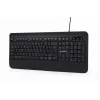 GEMBIRD KB-UML-03 belaidė multimedijos klaviatūra su apšvietimu, USB, juoda