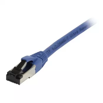 Synergy 21 jungiamasis kabelis RJ45, CAT8.1 2000MHz, 0,25 m, mėlynas, S-STP (S/FTP), TPE (Ultra SuperFlex), AWG26