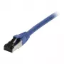 Synergy 21 jungiamasis kabelis RJ45, CAT8.1 2000MHz, 0,25 m, mėlynas, S-STP (S/FTP), TPE (Ultra SuperFlex), AWG26