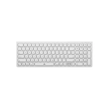 Alogic Echelon Compact USB-C BT klaviatūra vokiška + pelė balta - belaidė klaviatūra USB-C