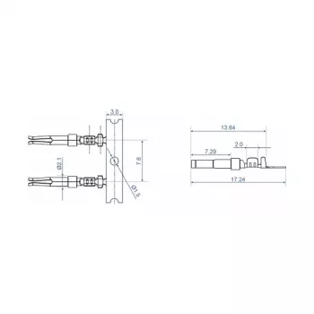 Crimp kontaktai D-Sub DeLOCK 66727