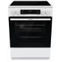 GORENJE GECS6C70WC Laisvai pastatoma elektrinė viryklė su keramine kaitlente