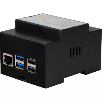 Raspberry Pi RB-CASEP5-07B juodas korpusas