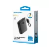 Power bank Vention FKAB0-C 10000 mAh, 2× USB-C + 1× USB-A, 22,5 W, juoda