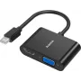 Vaizdo adapteris HAMA Classic Line Mini DisplayPort į VGA/HDMI 2in1, palaiko Ultra HD 4K