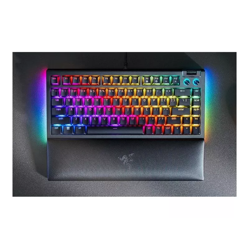 Razer BlackWidow V4 75% juoda klaviatūra US (RZ03-05000100-R3M1)