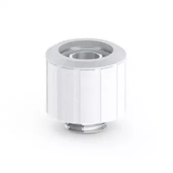 BitsPower tiesioginė jungtis G1/4 colio išorinis sriegis prie 16/10 mm vamzdelio, Arktinė balta