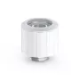 BitsPower tiesioginė jungtis G1/4 colio išorinis sriegis prie 16/10 mm vamzdelio, Arktinė balta