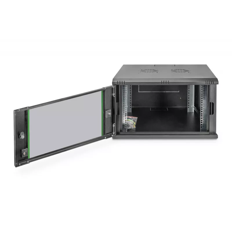 Sieninis tinklo stovas Digitus DN-19 07U-6/6-EC-SW