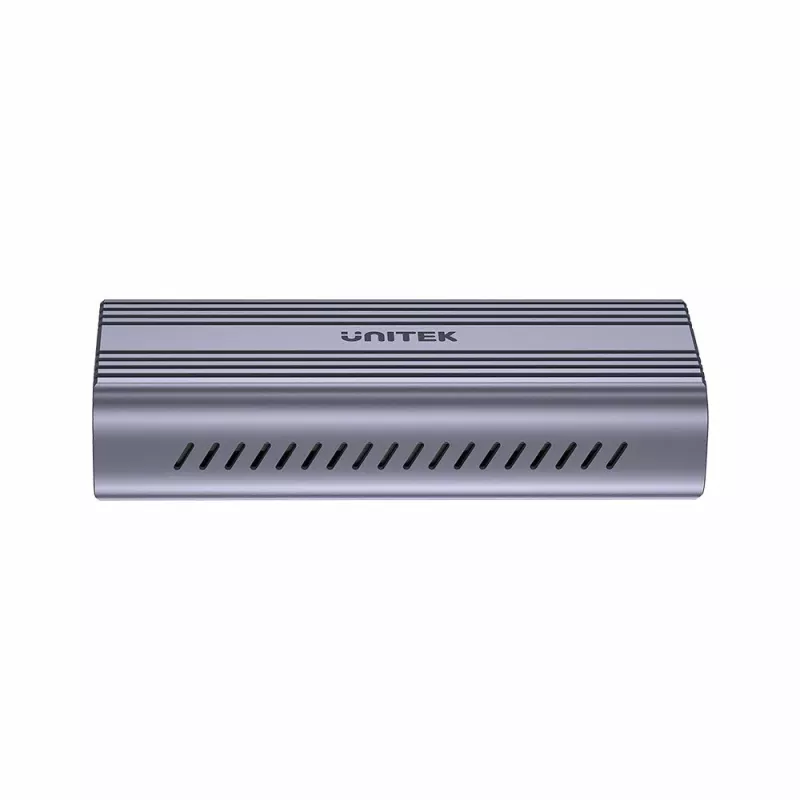 Išorinis SSD korpusas UNITEK S1226A juodai pilkas M.2 PCI Express 40 Gbit/s