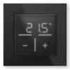 Sieninis termostatas Homematic IP su CO₂ jutikliu – mechaninis, juodas, 230 V, IP20