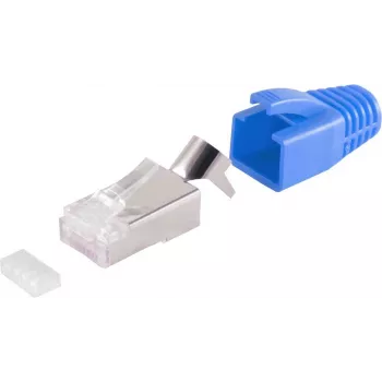 RJ-45 kištukas ShiverPeaks 72067-10B mėlynai baltas