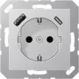 JUNG A1520-15CAAL – Kištukinis lizdas F tipo, plastikinis, IP20, 16 A, 50/60 Hz