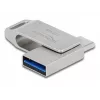 USB atmintukas DeLOCK 128GB USB-C Type-A sukamas modelis