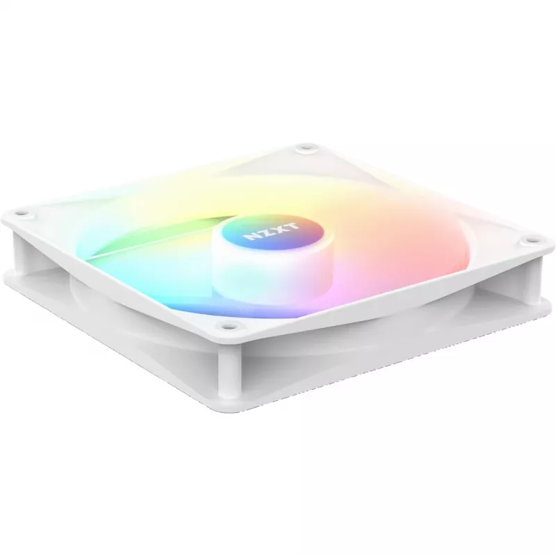 NZXT F120 RGB Core RF-C12SF-W1 120 mm korpuso ventiliatorius, 500–1800 RPM, PWM, baltas